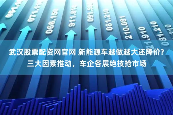 武汉股票配资网官网 新能源车越做越大还降价?三大因素推动，车企各展绝技抢市场
