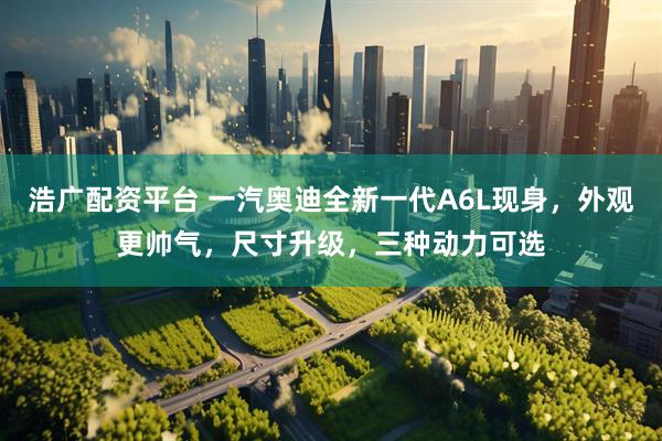 浩广配资平台 一汽奥迪全新一代A6L现身，外观更帅气，尺寸升级，三种动力可选